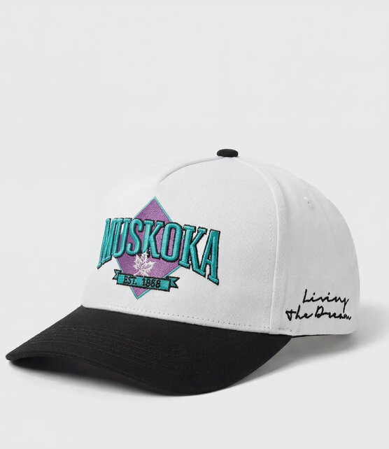 TEAMLTD Muskoka Snapback - White/Black