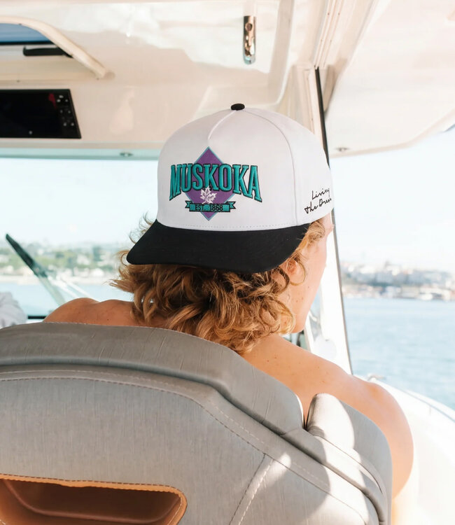 TEAMLTD TEAMLTD Muskoka Snapback - White/Black