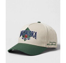 TEAMLTD Muskoka Snapback - Cream/Green