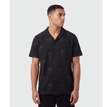 TEAMLTD Island Stitch Button-Up - Black