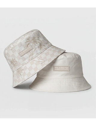 TEAMLTD Reversible Bucket Hat - Checker Palm