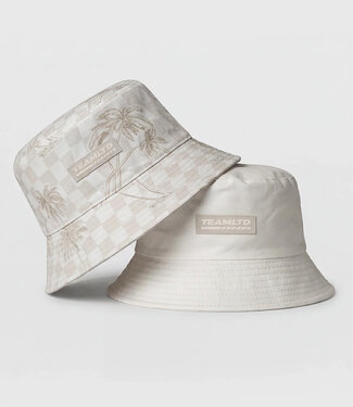 TEAMLTD TEAMLTD Reversible Bucket Hat - Checker Palm