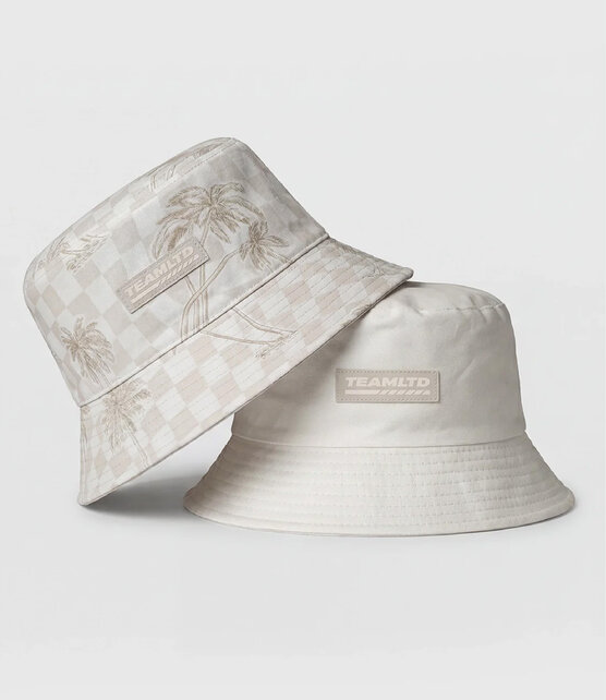 TEAMLTD Reversible Bucket Hat - Checker Palm