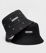 TEAMLTD Reversible Bucket Hat - Black Mini Palm