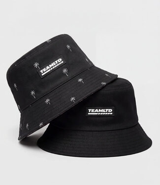TEAMLTD TEAMLTD Reversible Bucket Hat - Black Mini Palm