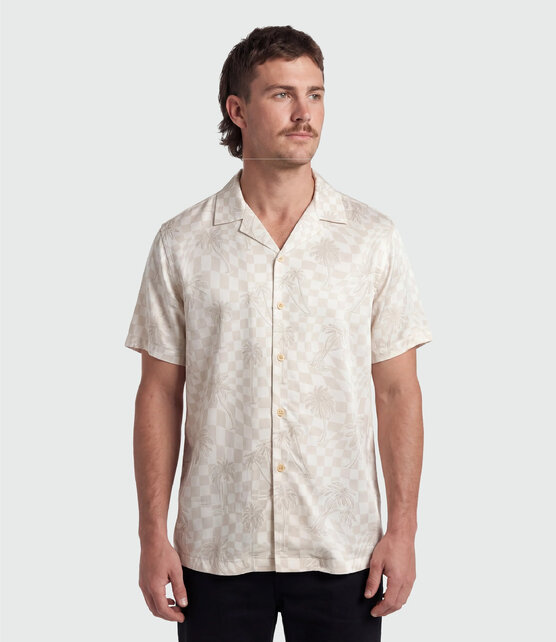 TEAMLTD Riviera Button-Up - Checker Palm