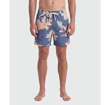TEAMLTD Swim Shorts - Blue Hibiscus