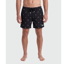 TEAMLTD Swim Shorts - Black Mini Palm