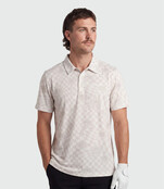 TEAMLTD Par-Tee Polo - Checker Palm