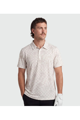 TEAMLTD Par-Tee Polo - Checker Palm