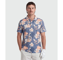 TEAMLTD Par-Tee Polo - Blue Hibiscus