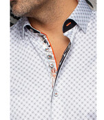 Au Noir Alona Short Sleeve Cotton Dress Shirt - White