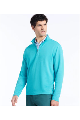 Robert Graham Troland L/S Polo - Peacock Blue