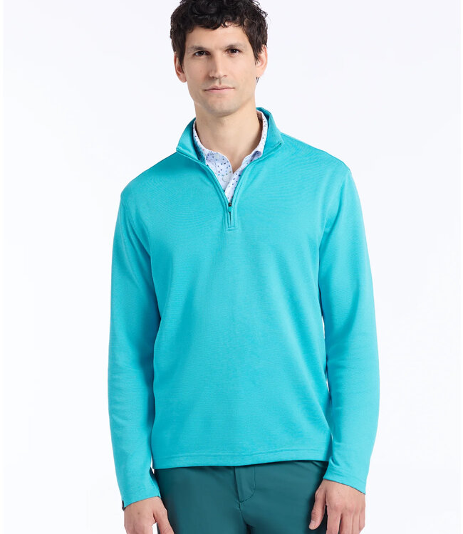 Robert Graham Robert Graham Troland L/S Polo - Peacock Blue