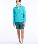 Robert Graham Troland L/S Polo - Peacock Blue