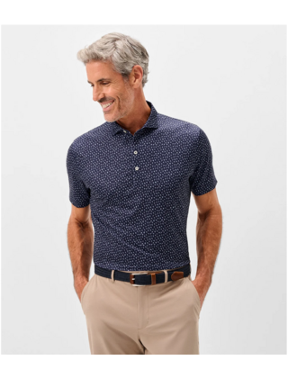 Johnnie O - Marina - Performance Jersey Polo - Navy