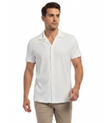 Sugar Aera S/S Camp Shirt - Cloud