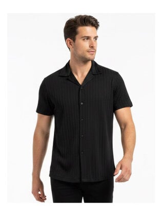 Sugar Aera S/S Camp Shirt - Black