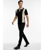 Sugar Kuval S/S Knit Polo - Black