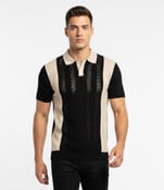 Sugar Kuval S/S Knit Polo - Black