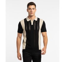 Sugar Kuval S/S Knit Polo - Black