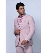 7 Downie St. Meridian Cotton Stretch Seersucker Sport Coat - Pink