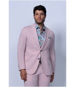 7 Downie St. Meridian Cotton Stretch Seersucker Sport Coat - Pink