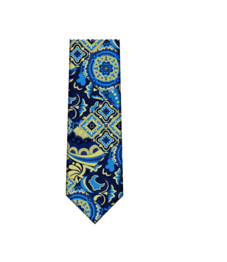 7 Downie St. 7 Downie St. Patterned Silk Tie - K22185