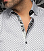 Au Noir Au Noir Sabah Cotton Stretch Dress Shirt - Grey