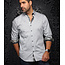 Au Noir Au Noir Sabah Cotton Stretch Dress Shirt - Grey
