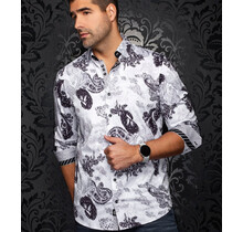 Au Noir Dawnstone Stretch Dress Shirt - Black