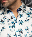 Au Noir Au Noir Amaro Stretch Pattern Dress Shirt - Beige