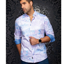 Au Noir Breeze Cotton Stretch Dress Shirt - Pink