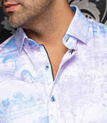 Au Noir Breeze Cotton Stretch Dress Shirt - Pink