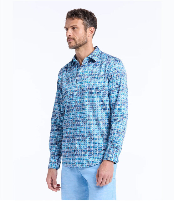Robert Graham - Westmoreland Dress Shirt  - Blue