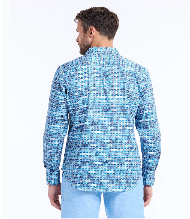 Robert Graham Robert Graham - Westmoreland Dress Shirt  - Blue