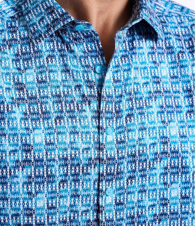 Robert Graham Robert Graham - Westmoreland Dress Shirt  - Blue