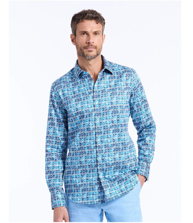 Robert Graham Robert Graham - Westmoreland Dress Shirt  - Blue