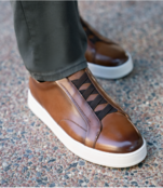 Florsheim Monopoli  Elastic To Toe Sneaker - Cognac Multi