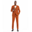 Tazzio Tazzio 1 Button Peak Lapel Pinstripe Suit - 3 Piece - Rust