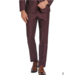 Tazzio Tazzio Windowpane Suit - 3 Piece - Wine