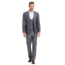 Tazzio Tazzio Windowpane Suit - 3 Piece - Gunmetal