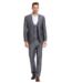 Tazzio Tazzio Windowpane Suit - 3 Piece - Gunmetal