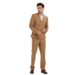 Tazzio Tazzio Pinstripe Double Breasted Suit - Camel