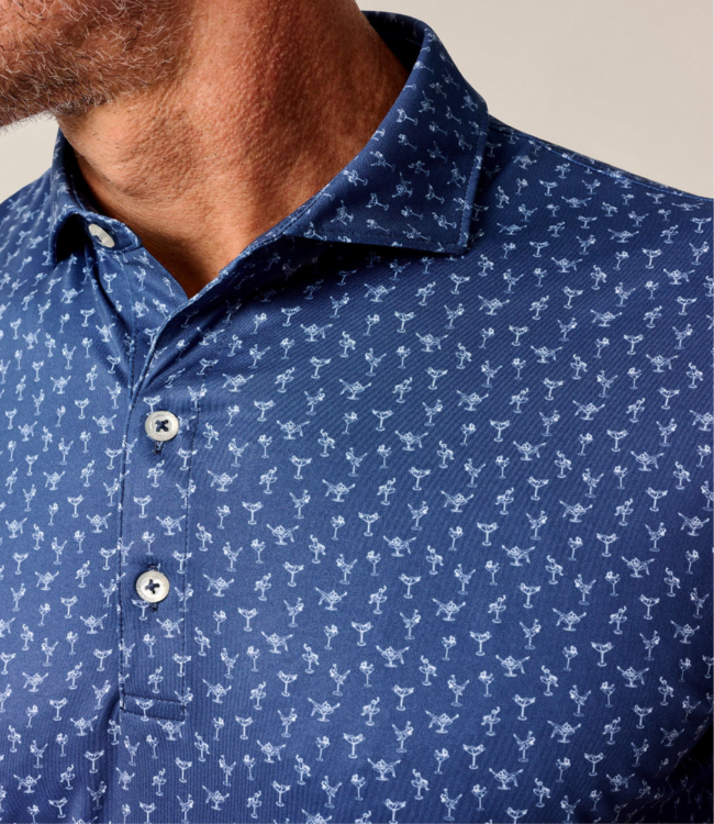 Johnnie-O Johnnie O - Pin Up - Featherweight Polo - Lake