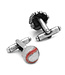 Baseball and Glove Antique Silver Cufflinks