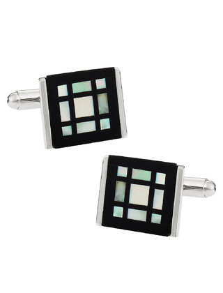 Mother of Pearl Window Cufflinks
