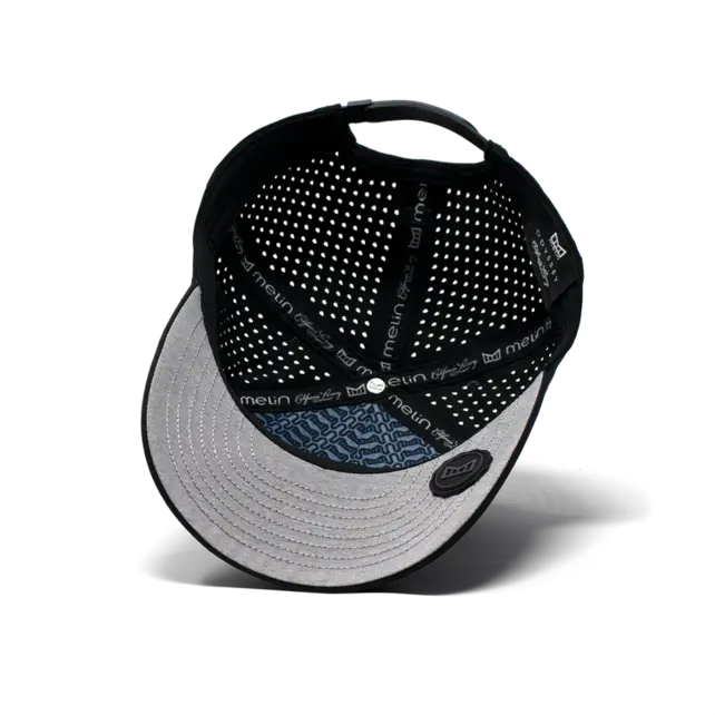 Melin Performance Snap Back - Odysea Stacked Hydro - Black