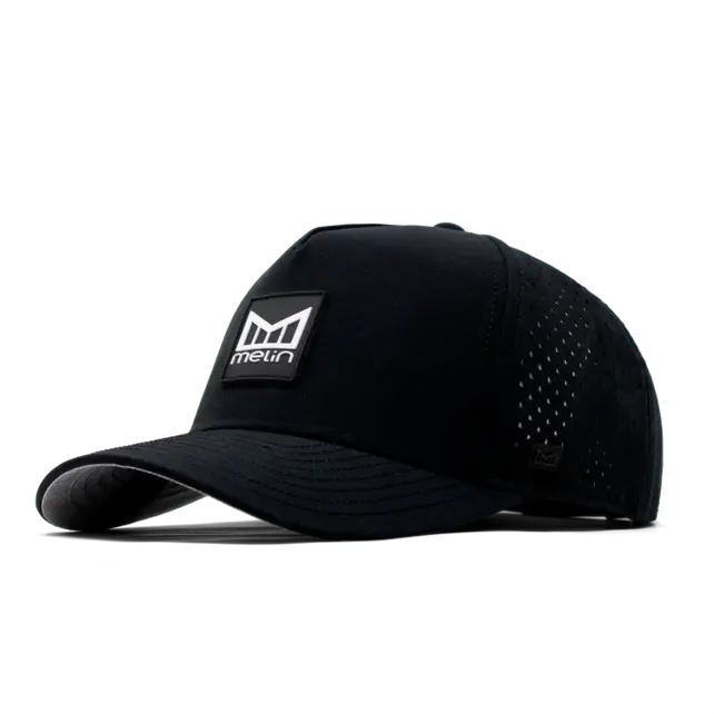 Melin Performance Snap Back - Odysea Stacked Hydro - Black