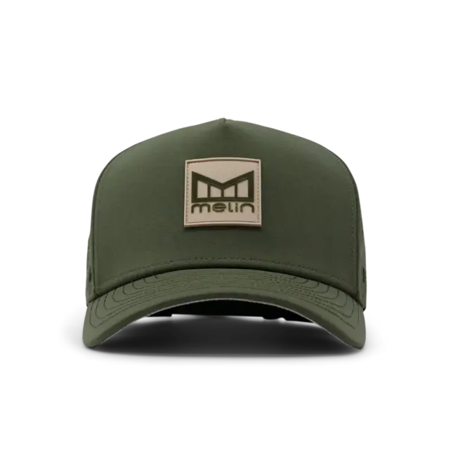 Melin Performance Snap Back - Odysea Stacked Hydro - Khaki